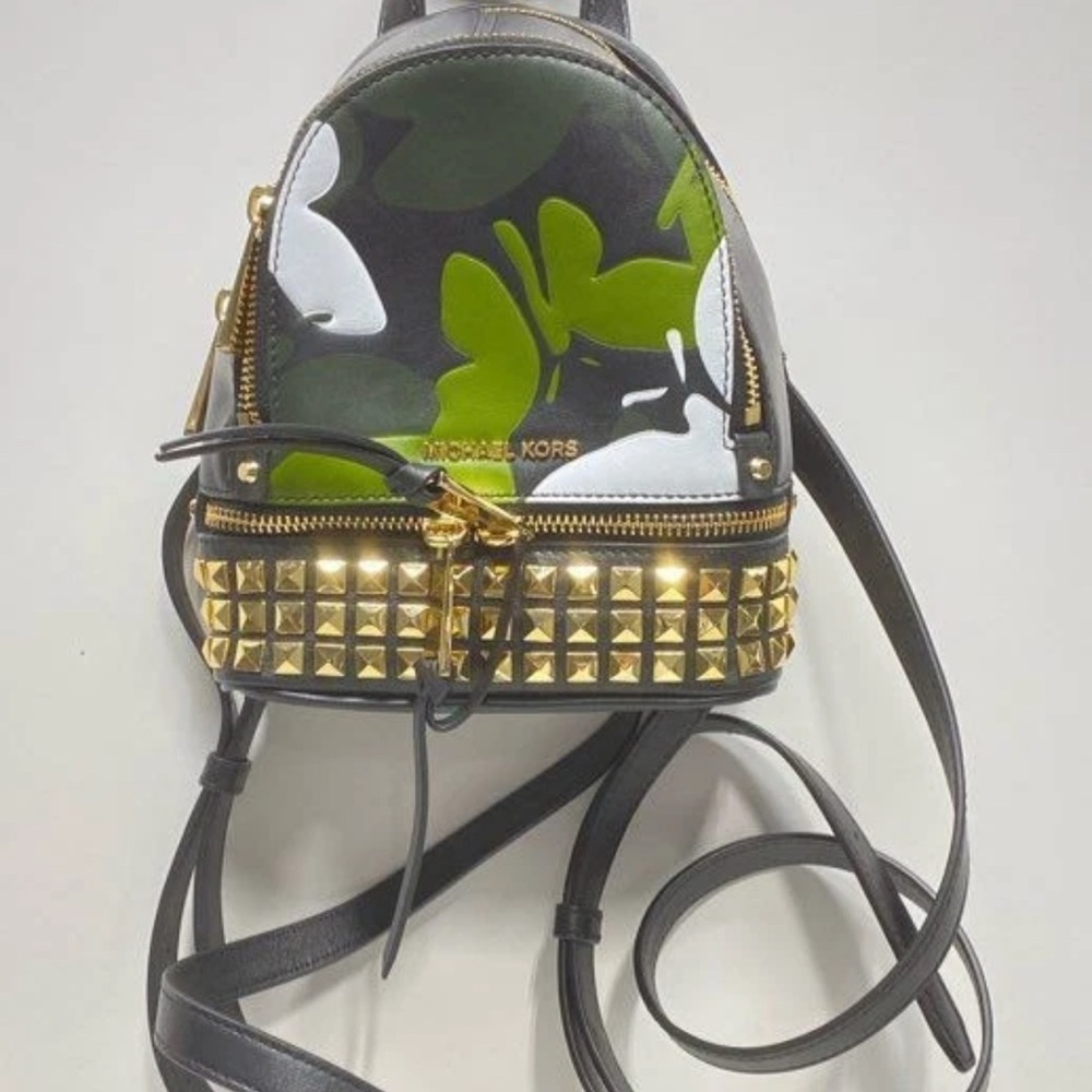 ONE DAY SALE!!!! NWOT Michael Kors Rhea Mini Butterfly Camo Backpack
